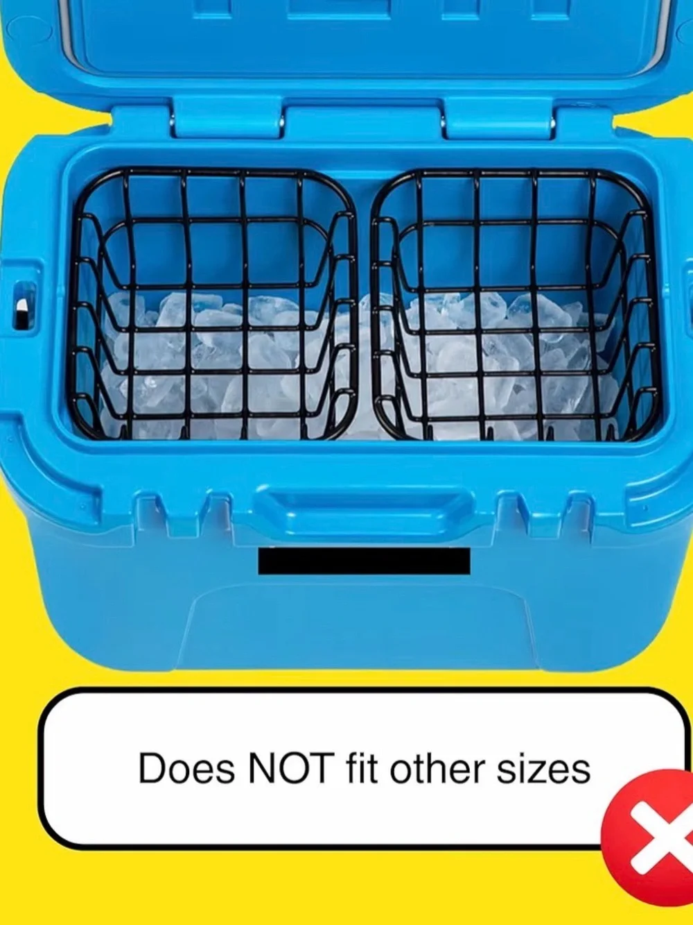 Black Wire Storage Basket - Made Only for Yeti Roadie 15